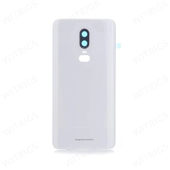 Back Cover+Camera Lens OnePlus 6 White